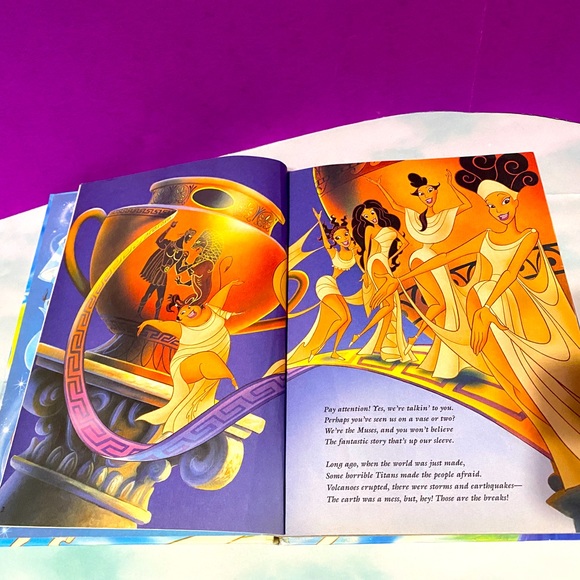 DISNEY’S VINTAGE 1997 HERCULES CLASSIC STORYBOOK HARDCOVER 95p GREAT CONDITION - Picture 4 of 16